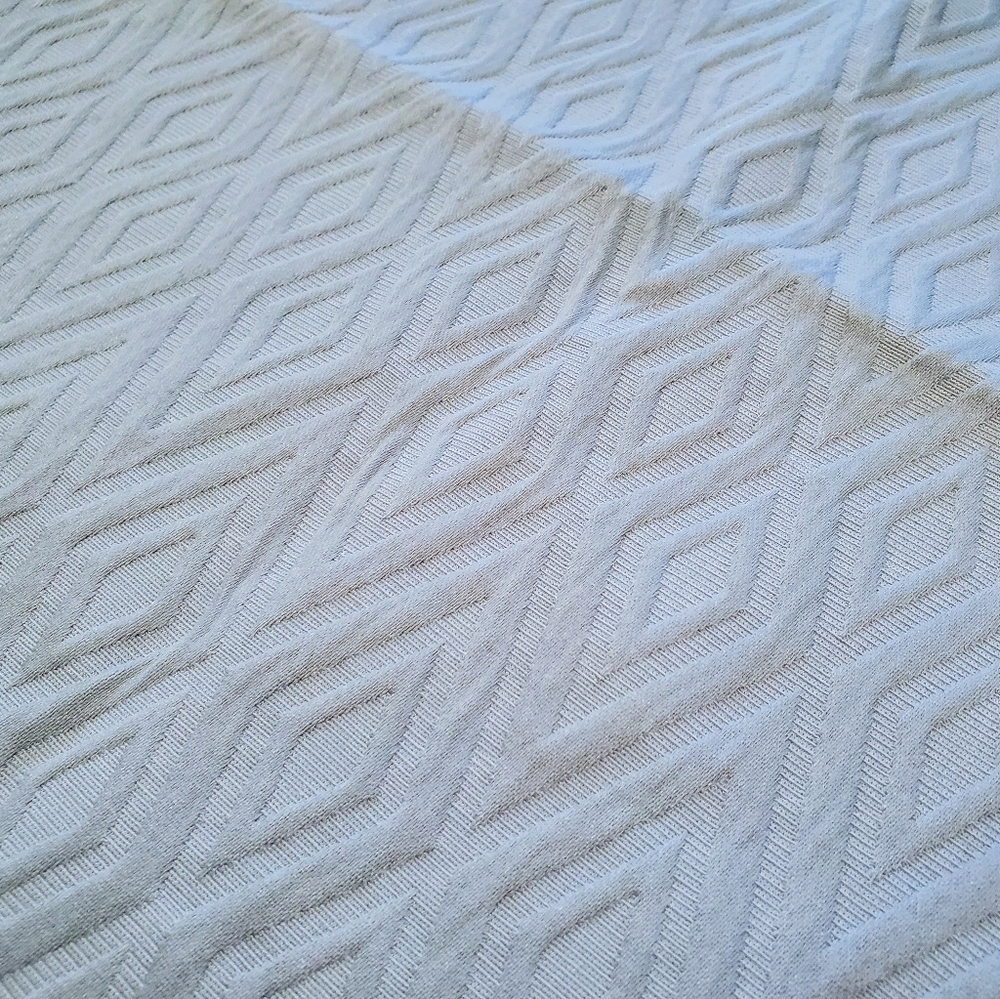 NWoT Waverly light blue diamond fabric remnant